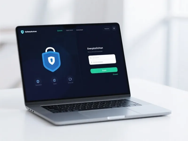 Secure Login Interface